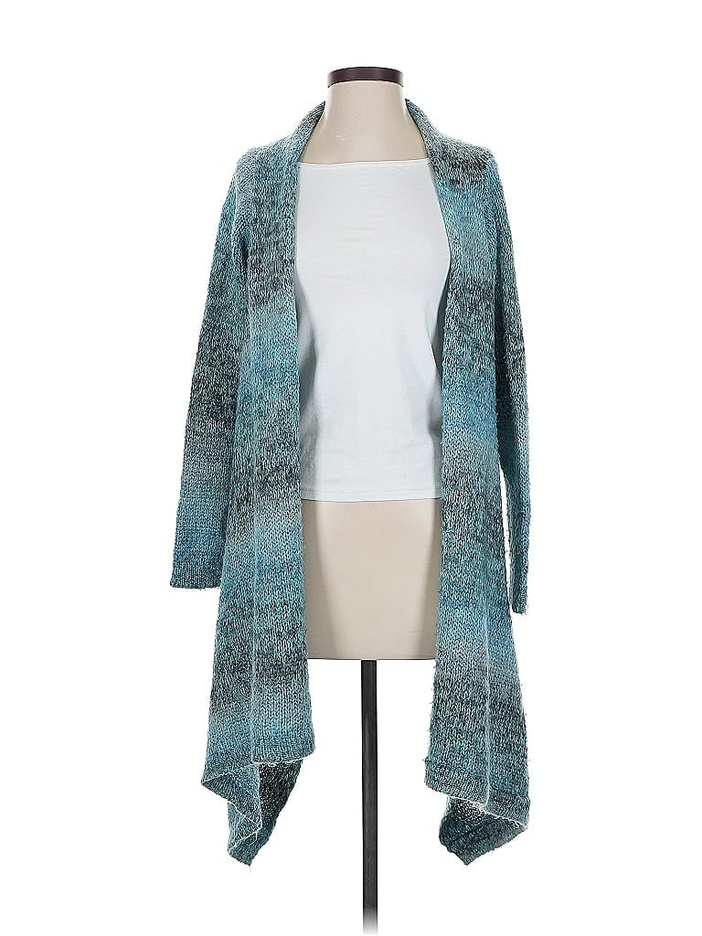 Pre-owned Assorted Brands Cardigan Sweater In Blue