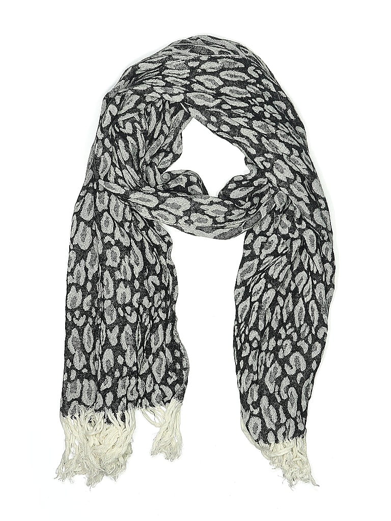 Pre-owned Assorted Brands Scarf In Black