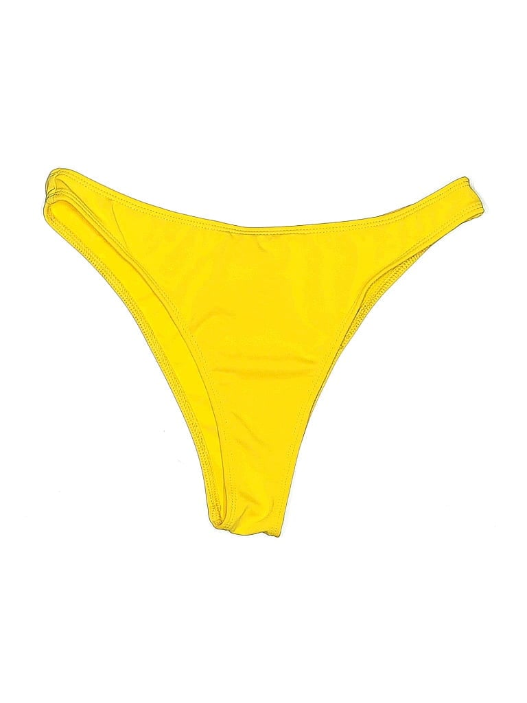 KITTENISH Pre-owned Swimsuit Bottoms In Yellow