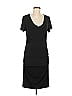Lanston Solid Black Cocktail Dress Size M - photo 1