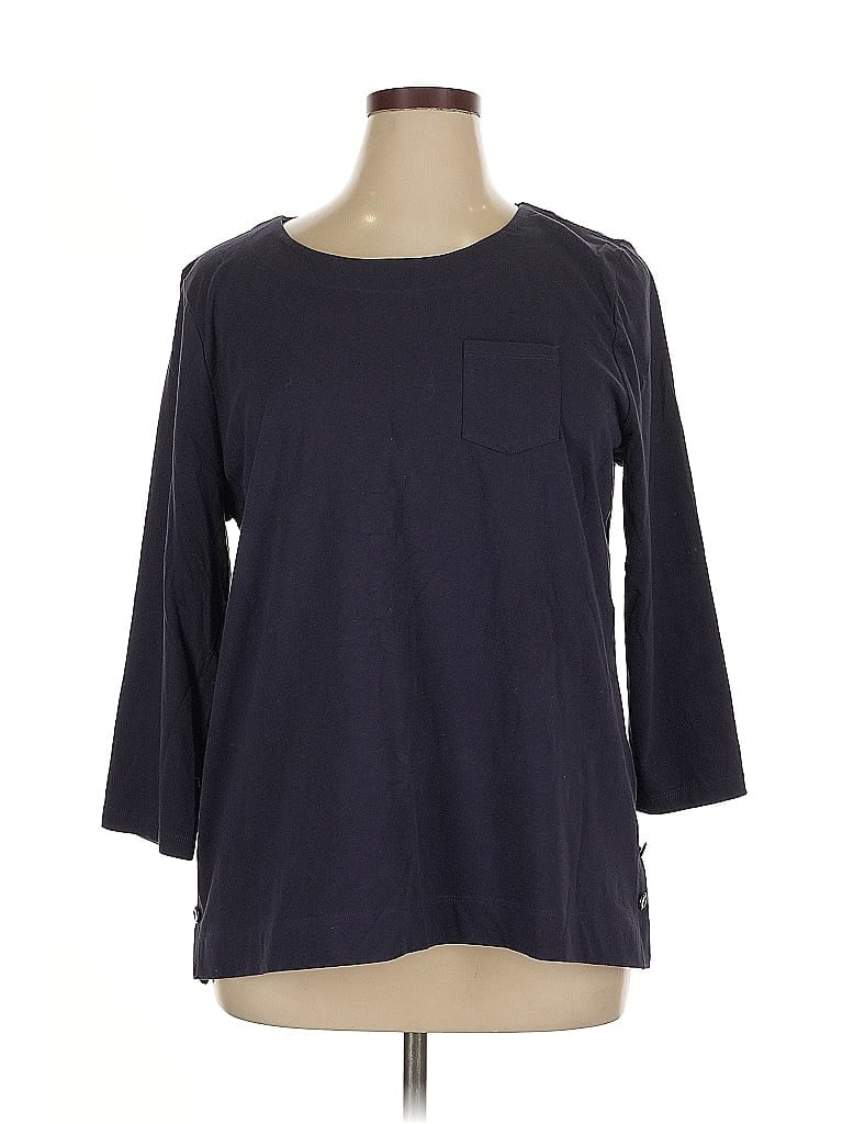 Pre-owned Talbots Outlet Cardigan Sweater In Blue