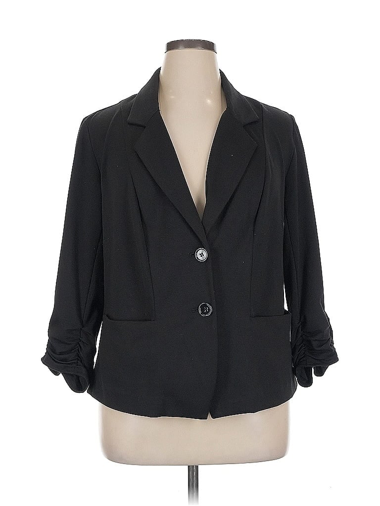 Pre-owned Cato Blazer Jacket In Black