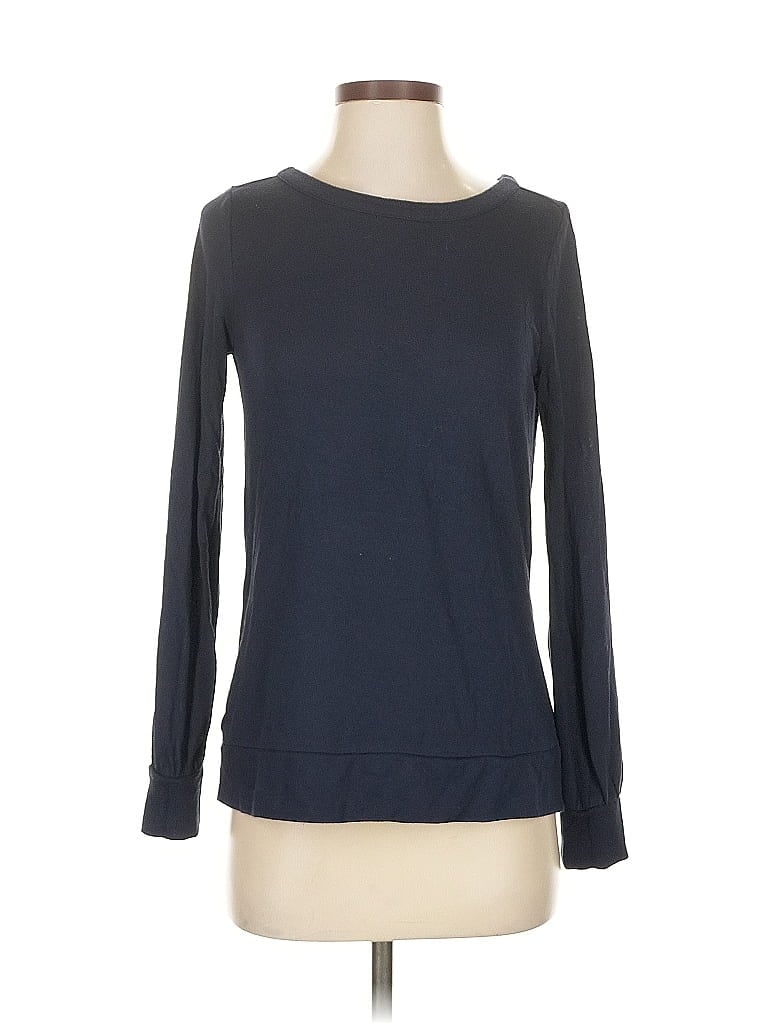Pre-owned Ann Taylor Loft Pullover Sweater In Blue