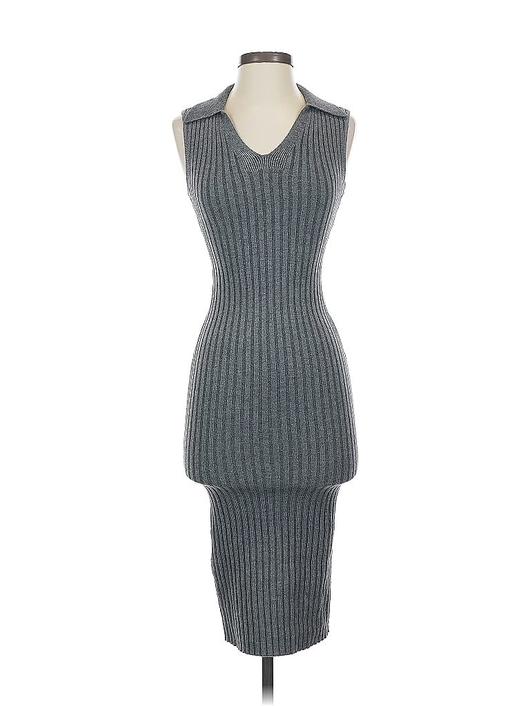 Pre-owned Steve Madden Casual Dress In Gray
