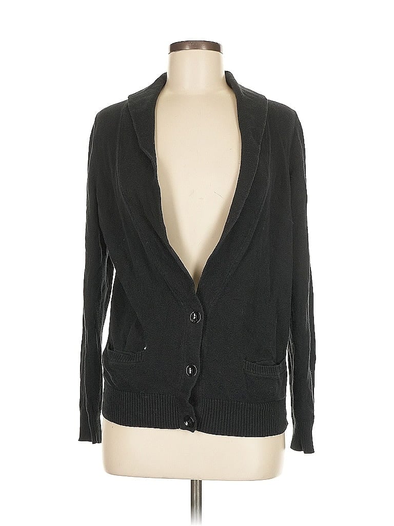 Pre-owned Gap Cardigan Sweater In Black