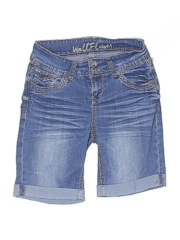 Wallflower Denim Shorts (view 1)