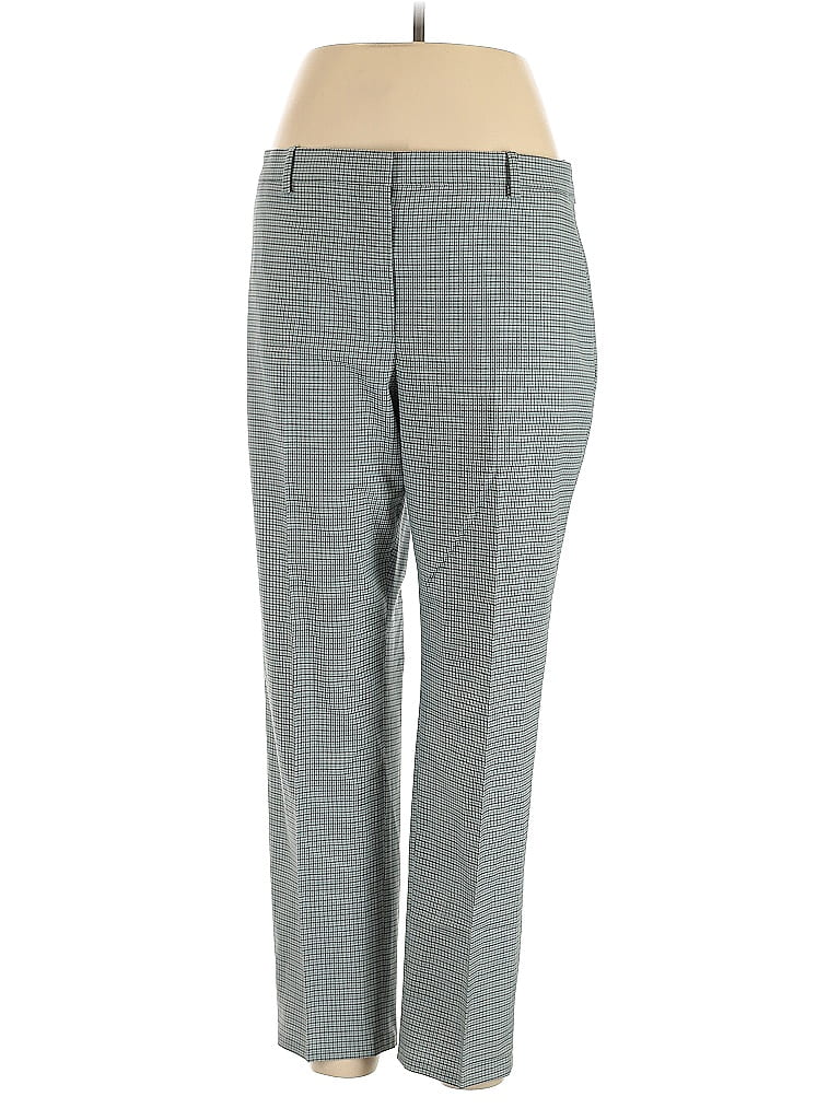 Pre-owned Theory Wool Pants In Gray