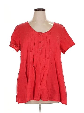 Flax Short Sleeve Blouse (view 1)