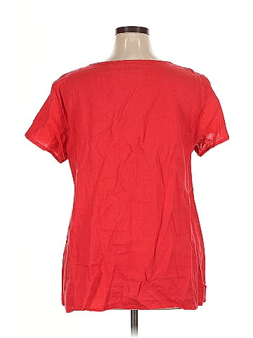 Flax Short Sleeve Blouse (view 2)