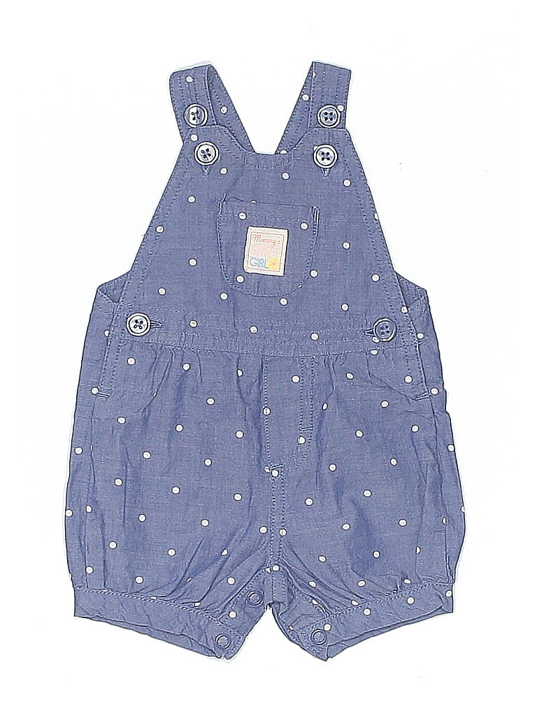 Click to view more detailed imagery on our partner's website Pre-owned Just One You Made By Carter's Babies' Overall Shorts In Blue