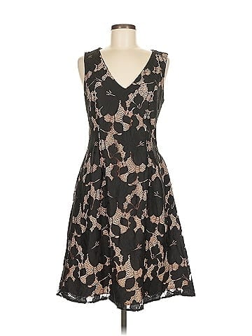 Lace & Mesh Cocktail Dress (view 1)