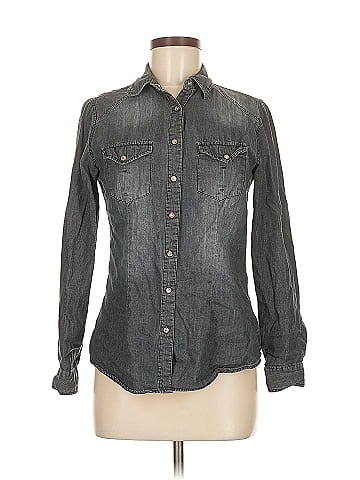 Love Stitch Long Sleeve Button-Down Shirt (view 1)