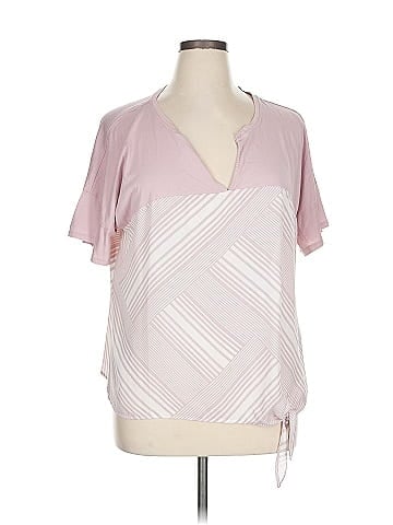 Soho JEANS NEW YORK & COMPANY Short Sleeve Blouse (view 1)