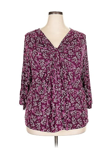 Ellos 3/4 Sleeve Blouse (view 1)