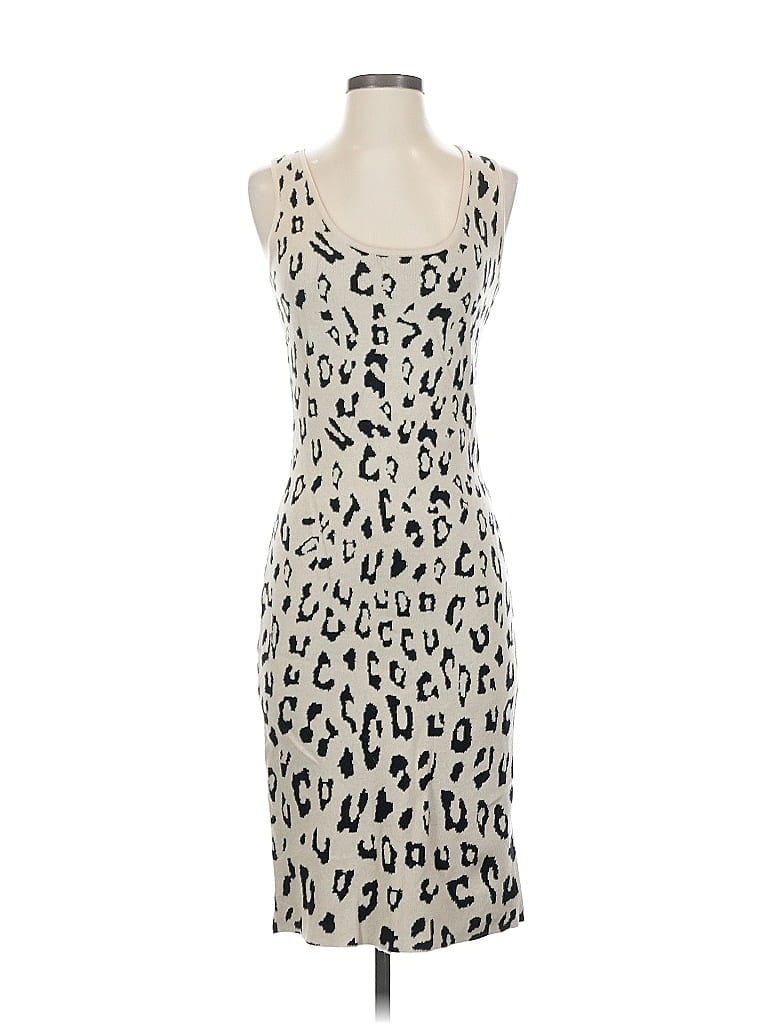 Pre-owned Allie Rose Cocktail Dress In White