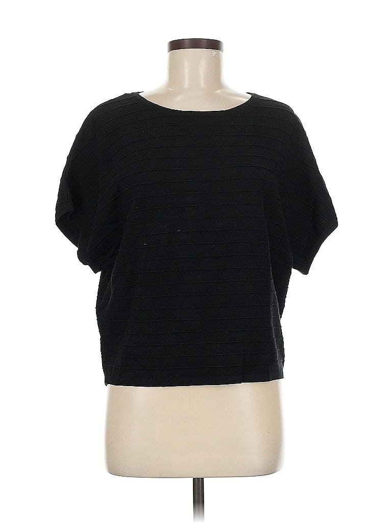 Pre-owned T Tahari Cardigan Sweater In Black