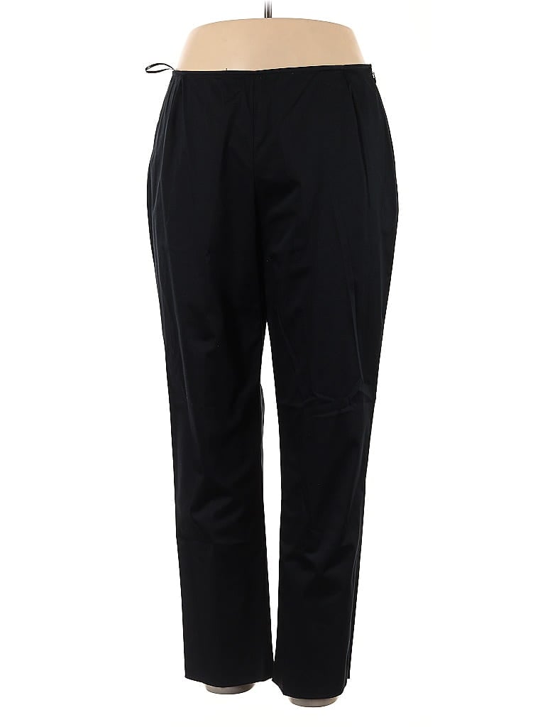 Pre-owned Lafayette 148 Casual Pants In Black