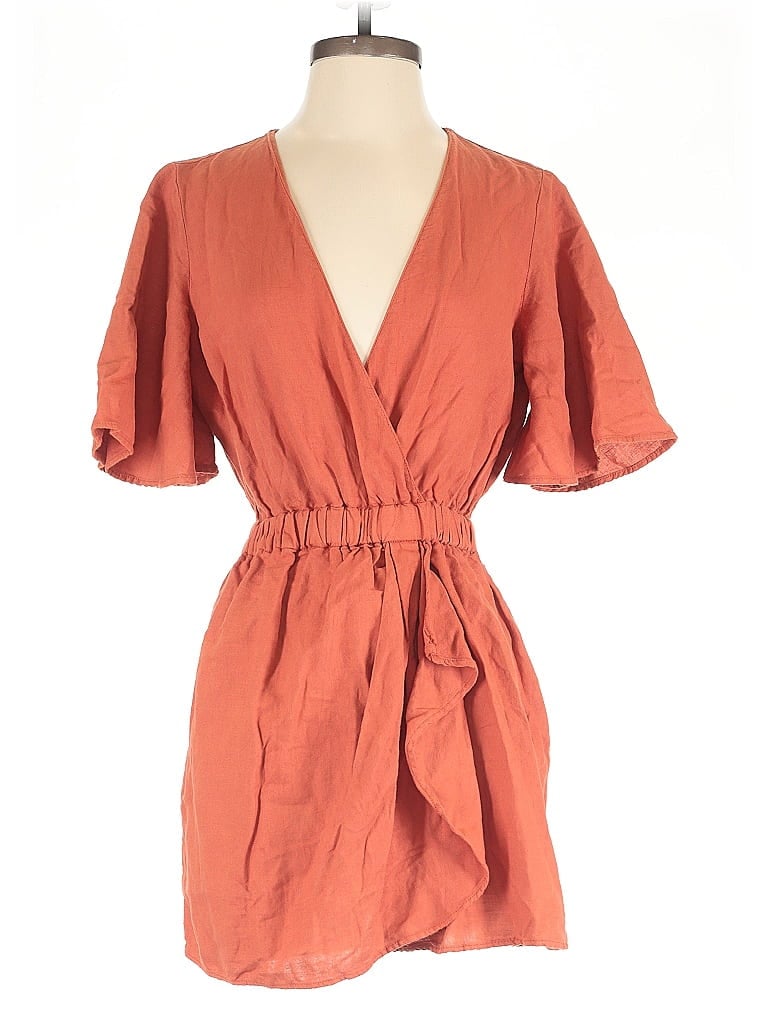 Pre-owned Zara Romper In Orange