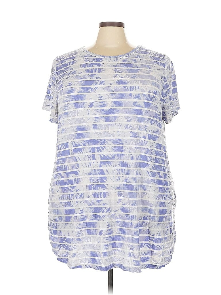 Pre-owned Livi Short Sleeve T-shirt In Blue