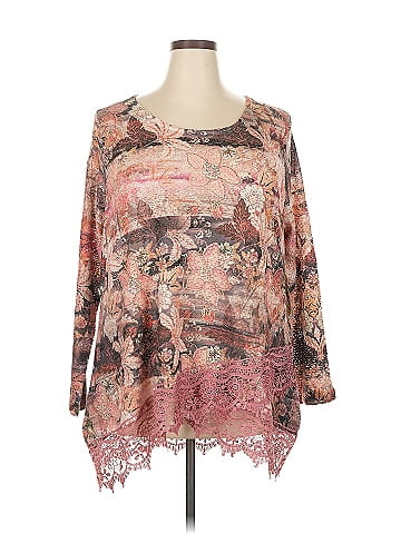 One World 3/4 Sleeve Blouse (view 1)