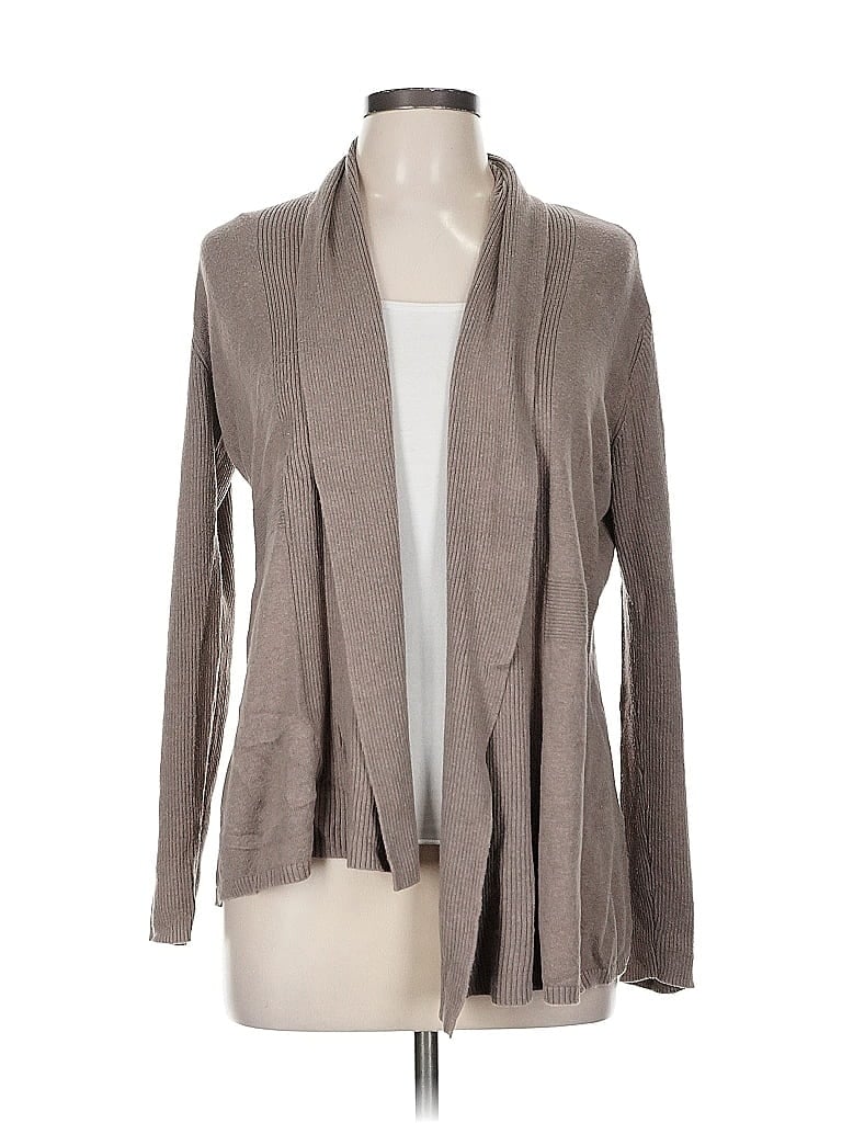 Pre-owned Apt. 9 Cardigan Sweater In Gray