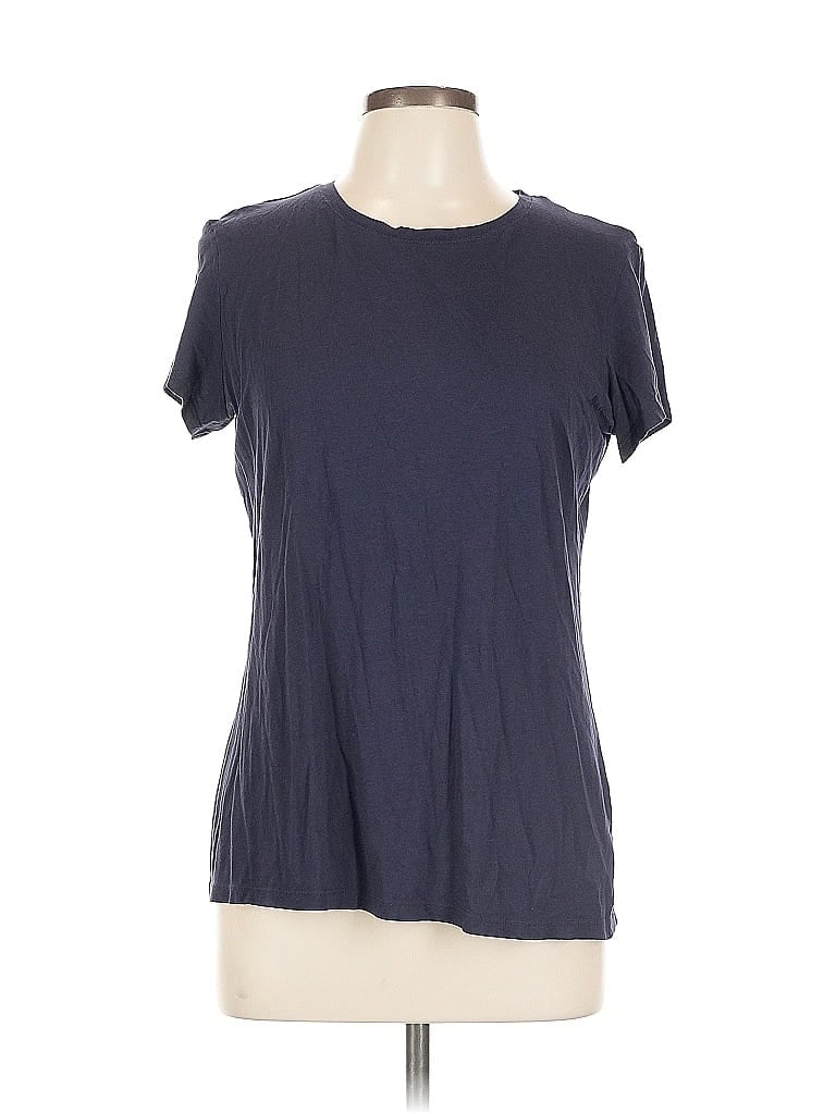 Click to view more detailed imagery on our partner's website Pre-owned Halogen Short Sleeve T-shirt In Blue