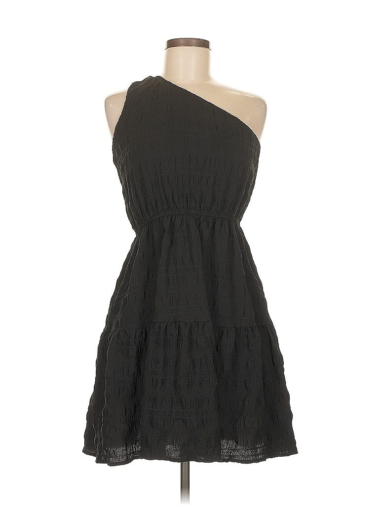 Pre-owned Shein Casual Dress In Black