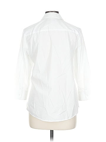 Foxcroft 3/4 Sleeve Button-Down Shirt (view 2)