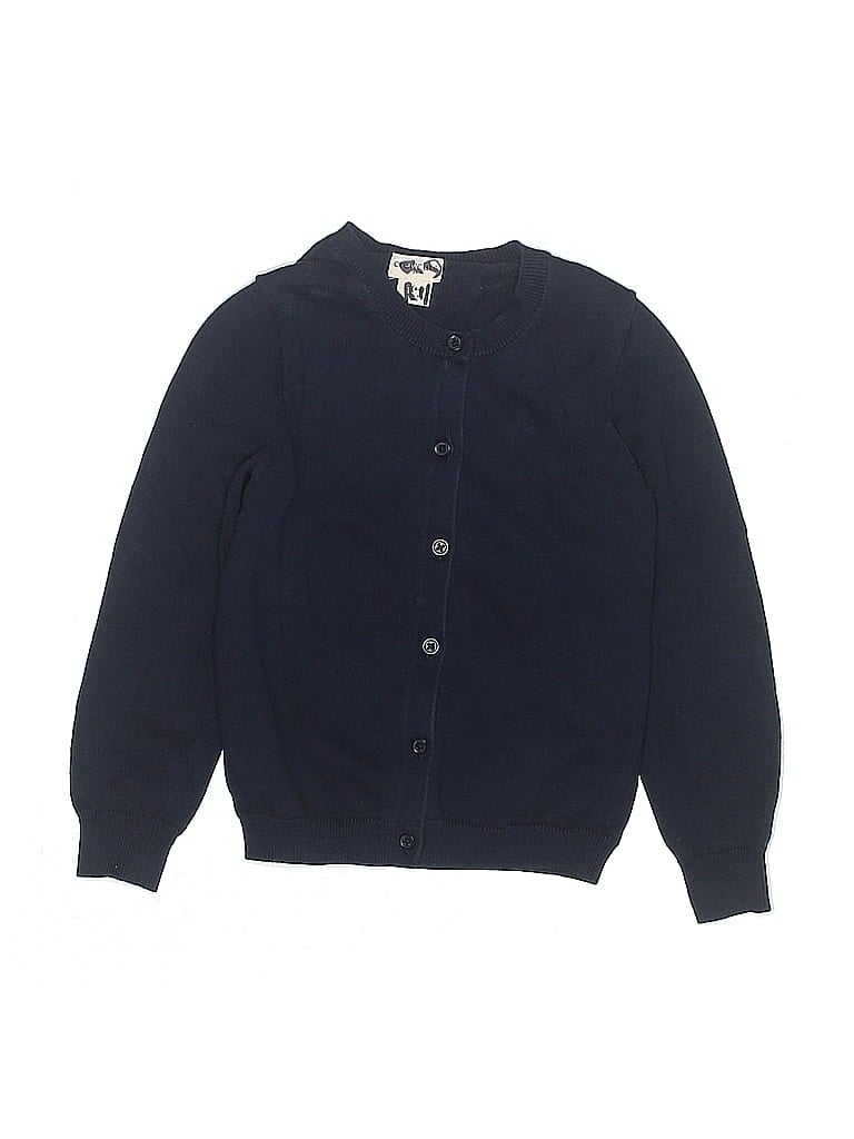 Pre-owned Crewcuts Kids' Cardigan Sweater In Blue