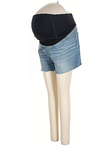 Isabel Maternity Denim Shorts (view 1)