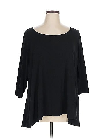 Liz Claiborne Career 3/4 Sleeve T-Shirt (view 1)