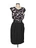 Max and Cleo Camo Black Cocktail Dress Size 10 - photo 1