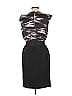 Max and Cleo Camo Black Cocktail Dress Size 10 - photo 2