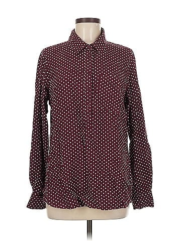 Cosmic Blue Love Long Sleeve Button-Down Shirt (view 1)
