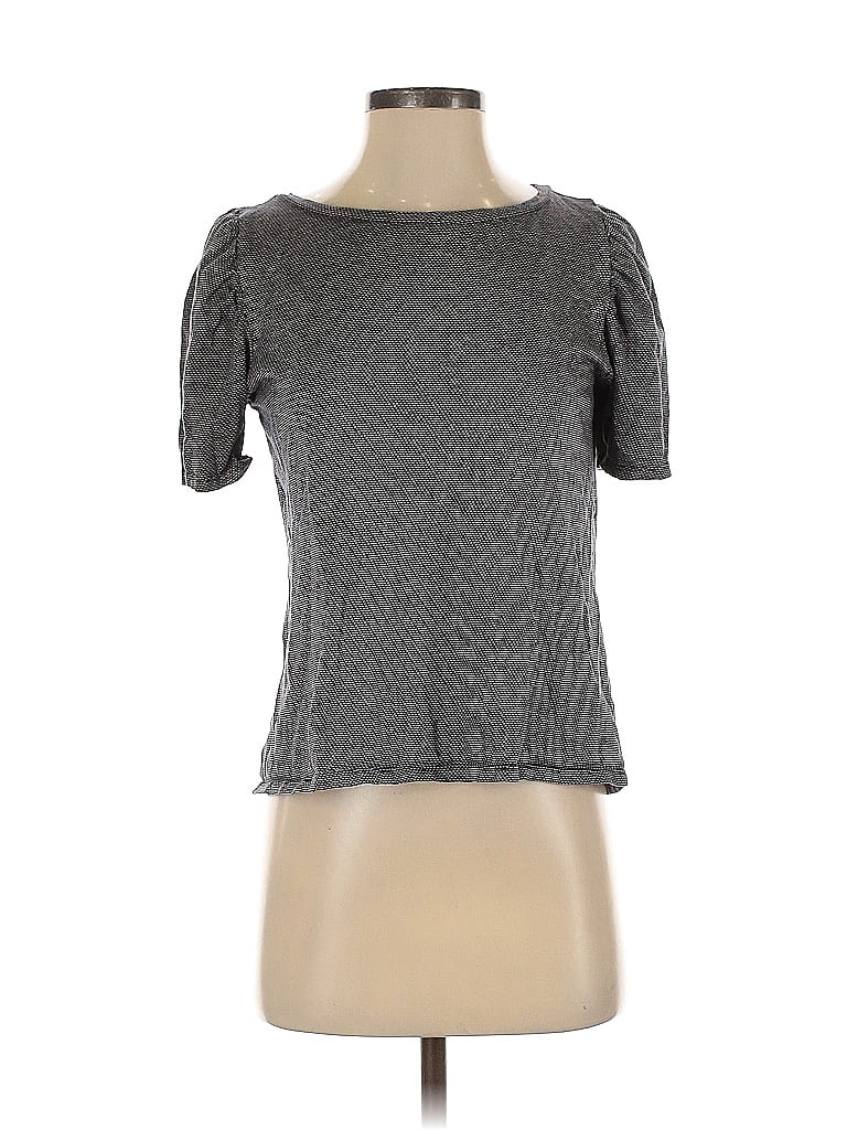 Pre-owned Ann Taylor Loft Short Sleeve T-shirt In Gray