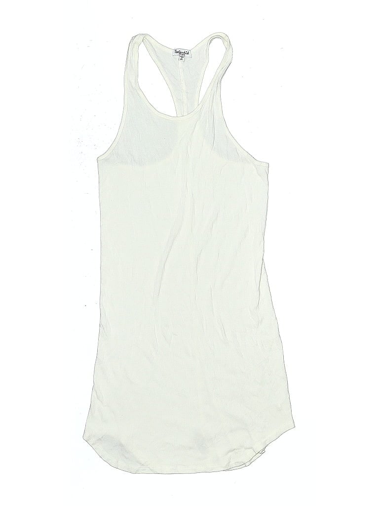 Click to view more detailed imagery on our partner's website Pre-owned Splendid Kids' Tank Top Ivory Halter Neckline Tops In White