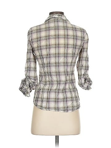Converse One Star 3/4 Sleeve Button-Down Shirt (view 2)