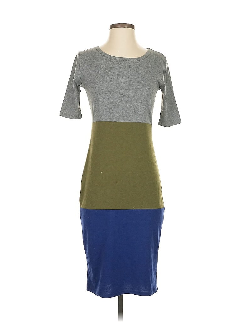 Pre-owned Lularoe Casual Dress In Gray