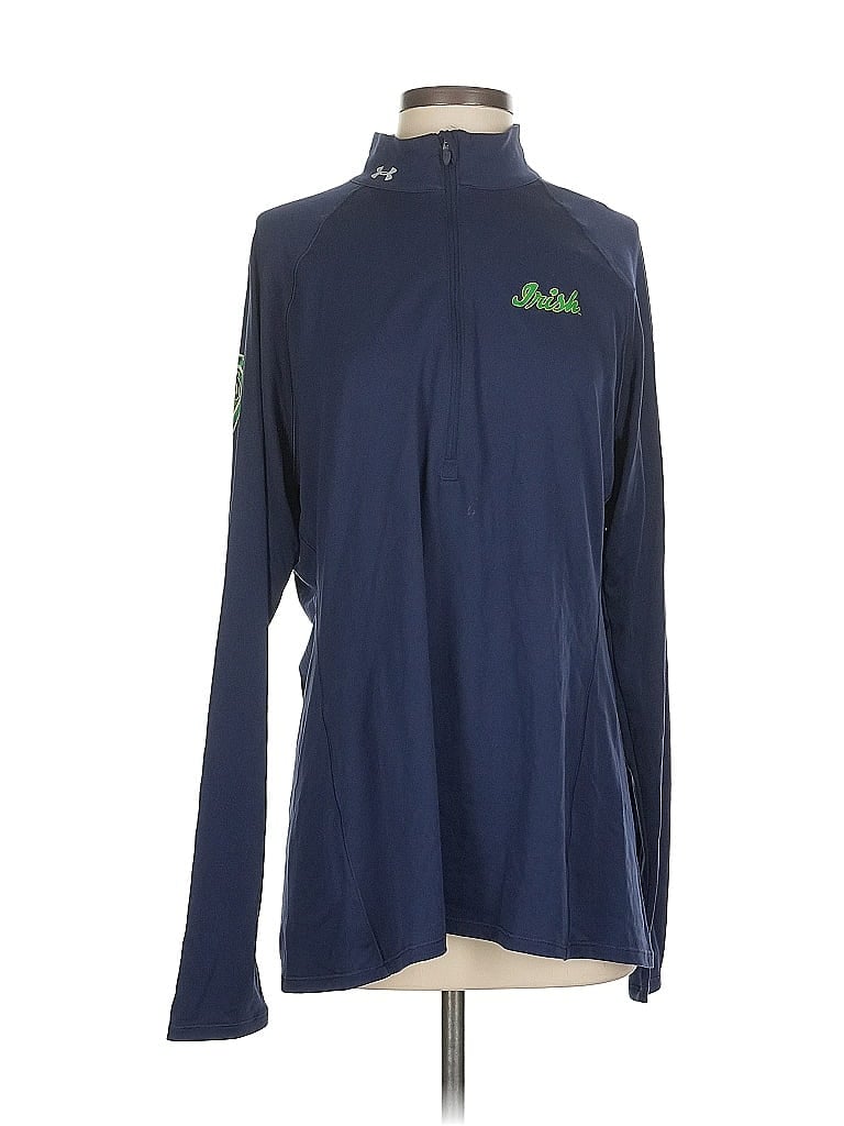 Pre-owned Under Armour Turtleneck Sweater In Blue