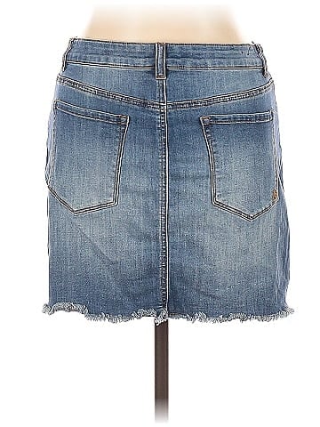 Indigo Rein Denim Skirt (view 2)