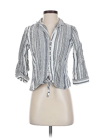 A. Byer 3/4 Sleeve Button-Down Shirt (view 1)