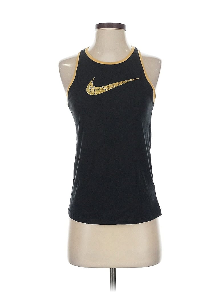 Pre-owned Nike Active Tank Top In Gold