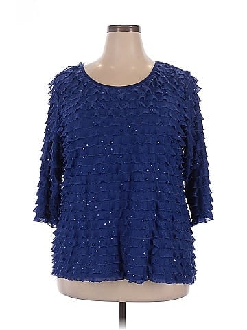 Notations 3/4 Sleeve Blouse (view 1)