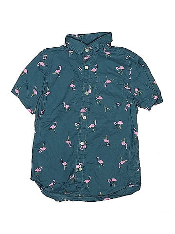 Cat & Jack Short Sleeve Button-Down Shirt (view 1)