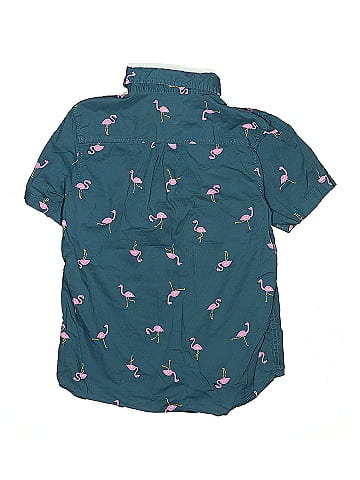 Cat & Jack Short Sleeve Button-Down Shirt (view 2)
