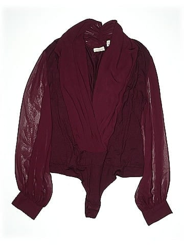 Eva Mendes by New York & Company Long Sleeve Blouse (view 1)