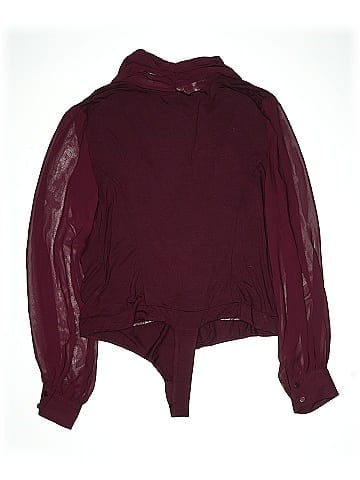 Eva Mendes by New York & Company Long Sleeve Blouse (view 2)