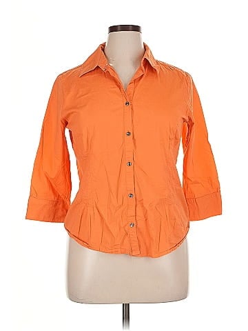 Attention 3/4 Sleeve Button-Down Shirt (view 1)
