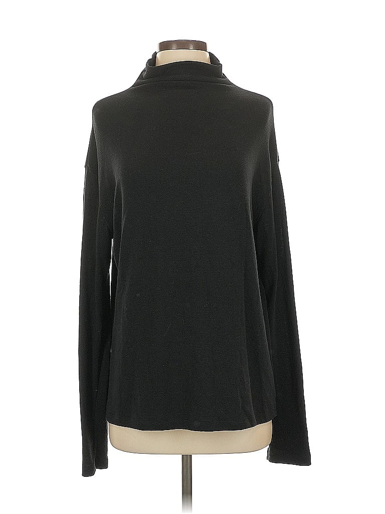 Pre-owned Wilfred Free Long Sleeve Turtleneck In Black