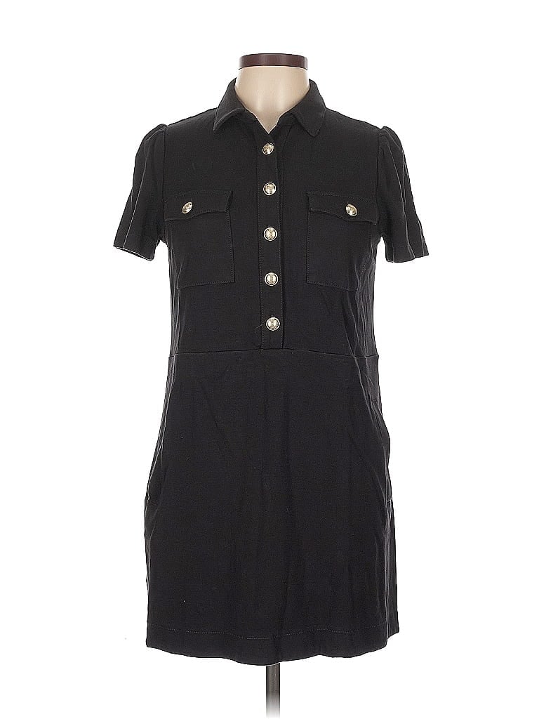 Pre-owned Ann Taylor Loft Casual Dress In Black